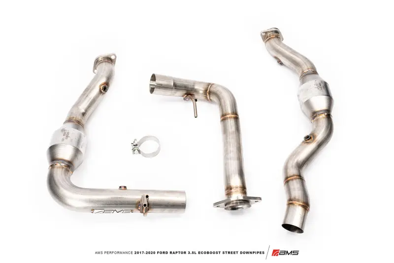 AMS Performance 17 20 Ford Raptor 3.5L Ecoboost Street Downpipes