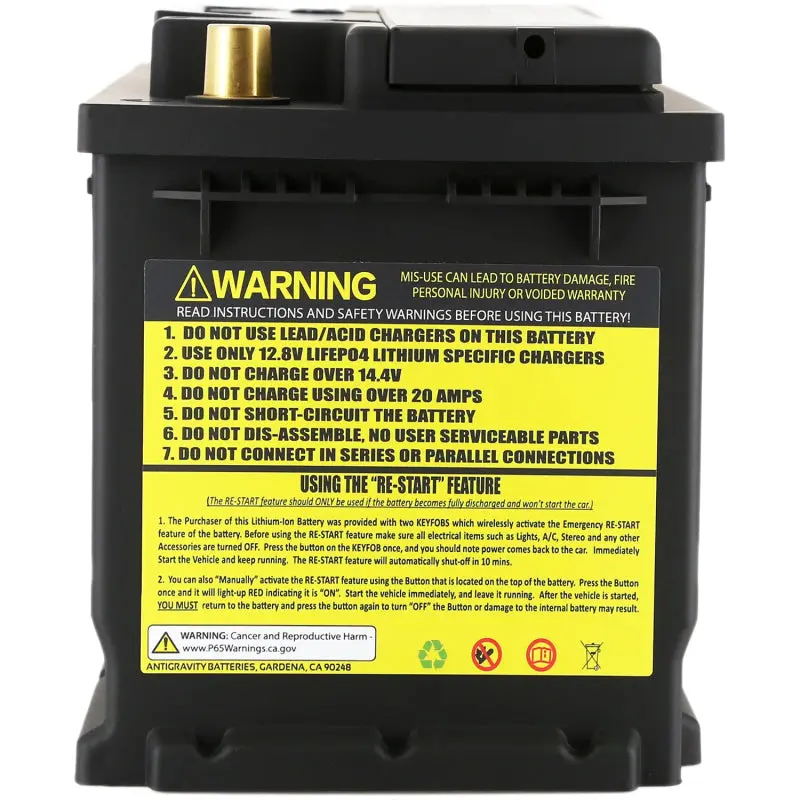 Antigravity H6 Group 48 Lithium Car Battery Antigravity Batteries