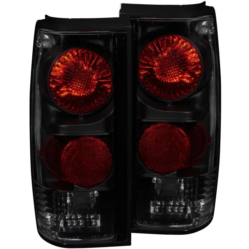 ANZO 1982 1994 Chevrolet S 10 Taillights Dark Smoke