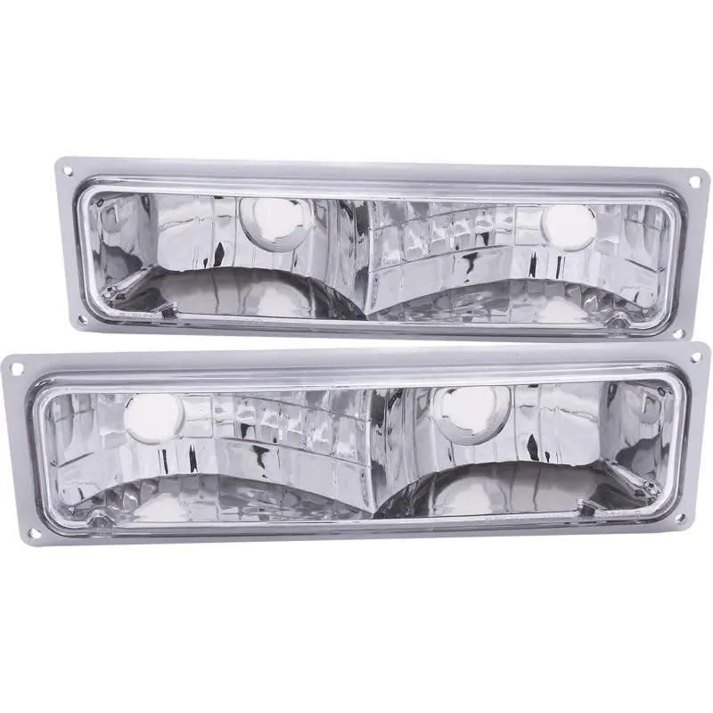 ANZO 1988 1998 Chevrolet C1500 Euro Parking Lights Chrome