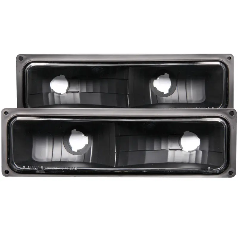 ANZO 1988 1998 Chevrolet C1500 Euro Parking Lights Black