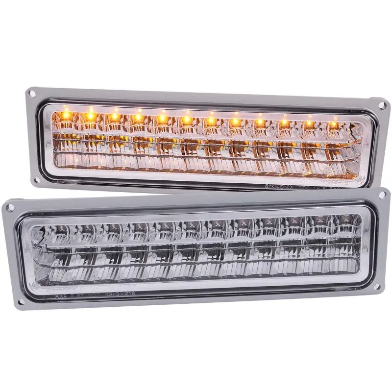 ANZO 1988 1998 Chevrolet C1500 LED Parking Lights Chrome