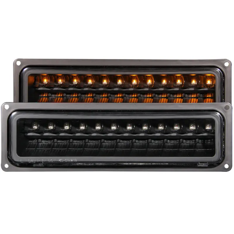 ANZO 1988 1998 Chevrolet C1500 LED Parking Lights Black