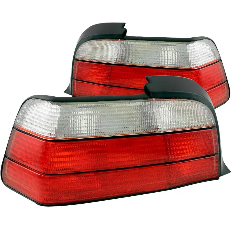 ANZO 1992 1998 BMW 3 Series E36 Coupe Convertable Taillights Red Clear