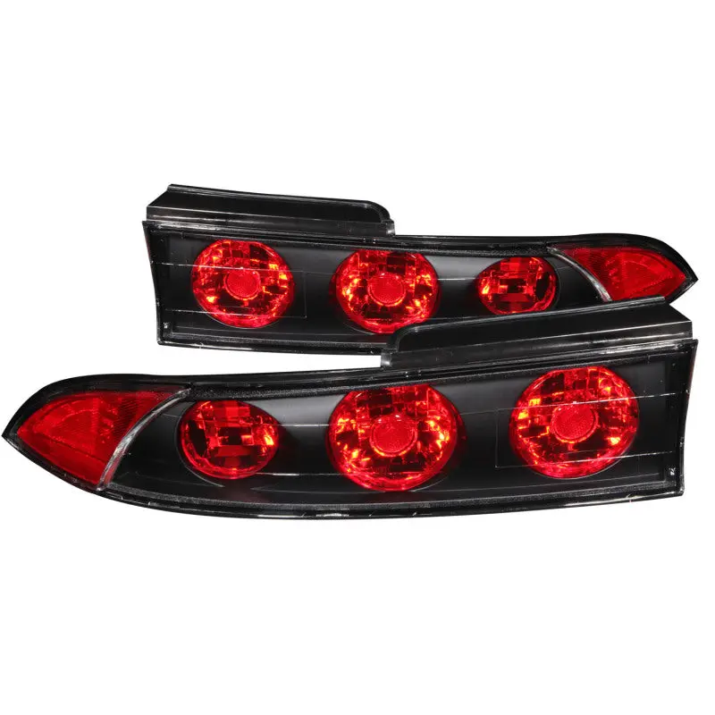 ANZO 1995 1999 Mitsubishi Eclipse Taillights Black