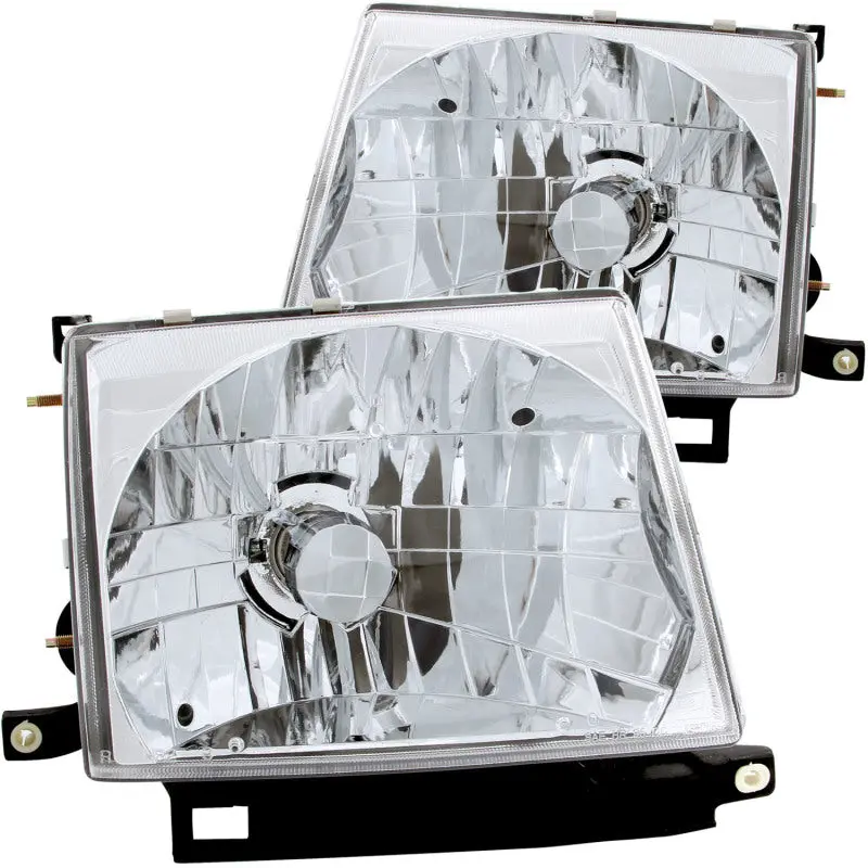 ANZO 1997 2000 Toyota Tacoma Crystal Headlights Chrome