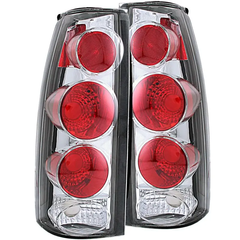 ANZO 1999 2000 Cadillac Escalade Taillights Chrome 3D Style