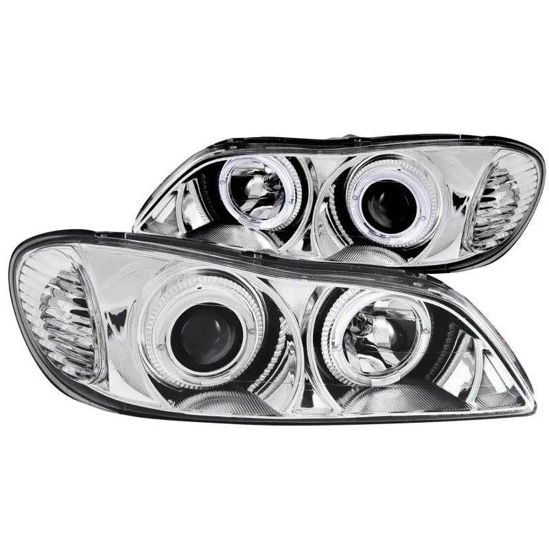 ANZO 2000 2004 Infiniti I30 Projector Headlights w Halo Chrome