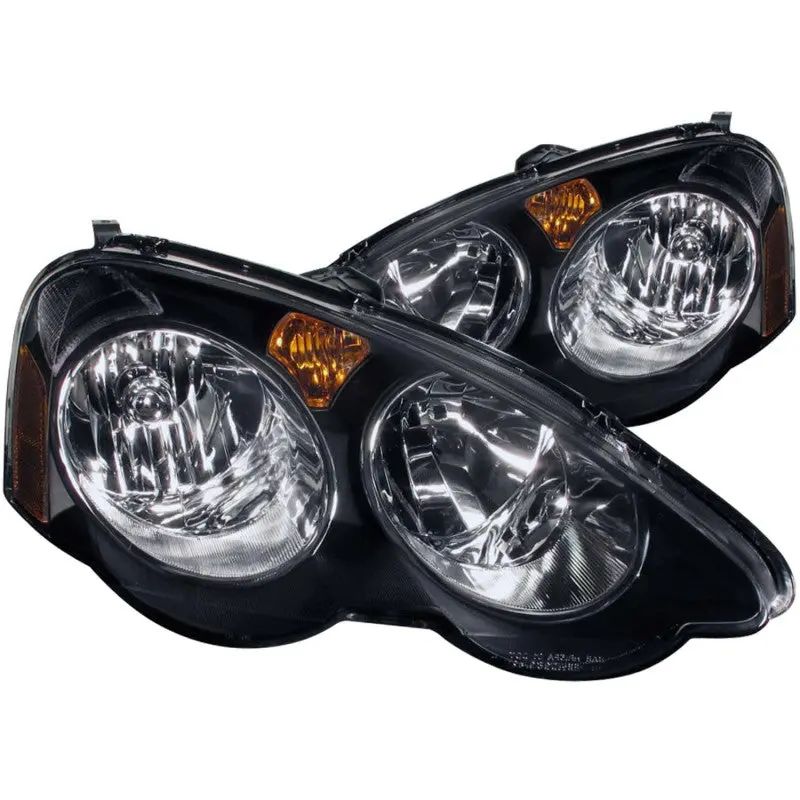 ANZO 2002 2004 Acura Rsx Crystal Headlights Black