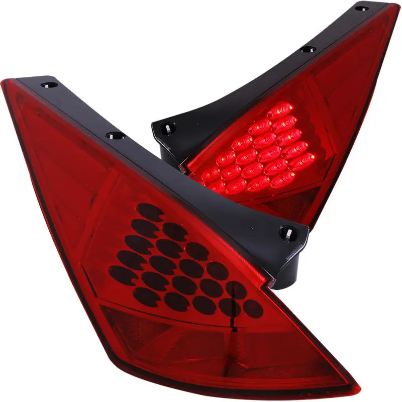 ANZO 2003 2005 Nissan 350Z LED Taillights Red