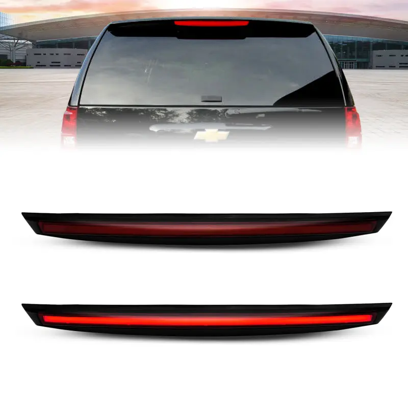 ANZO 2007 2014 Chevrolet Suburban 1500 LED 3rd Brake Light Black Housing Smoke Lens w Spoiler 1pc