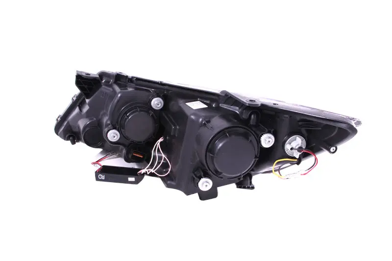 ANZO 2011 2013 Kia Optima Projector Headlights w Halo Black (CCFL)