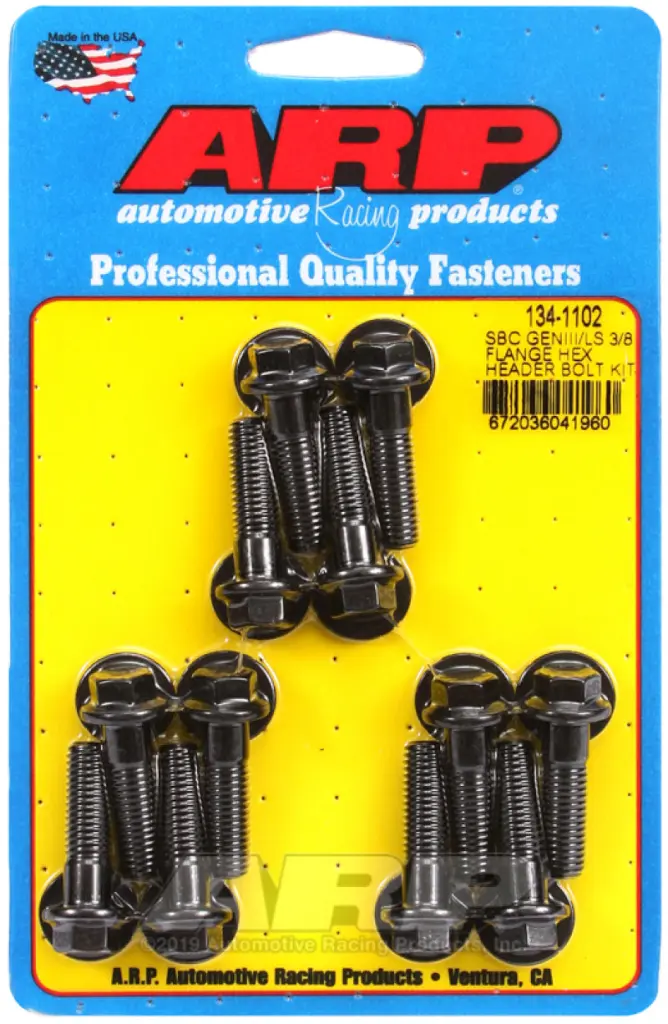 ARP Chevy LS 3 8in Flange Hex Header Bolt Kit