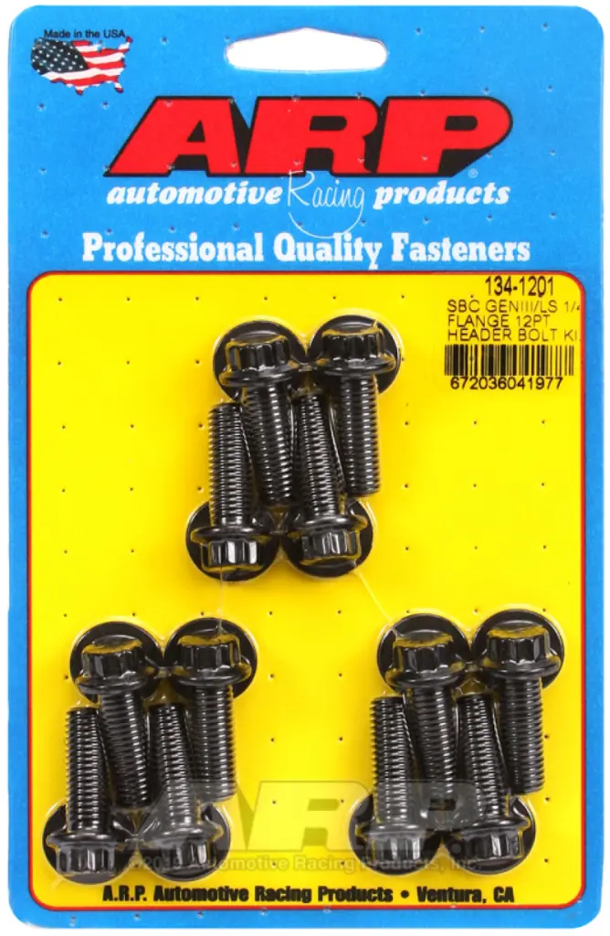 ARP SBC GENII LS 1 4 Flange 12pt Header Bolt Kit