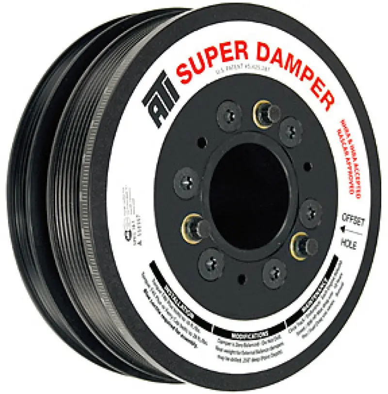 ATI Damper 6.78in Alum 6 Grv 10 Percent UD LS1 LS2 F & V Body No C 3 Ring