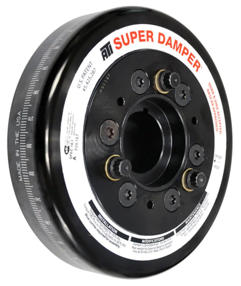 ATI Damper 7.074in Steel Chevy BB 3 Ring 1Pc