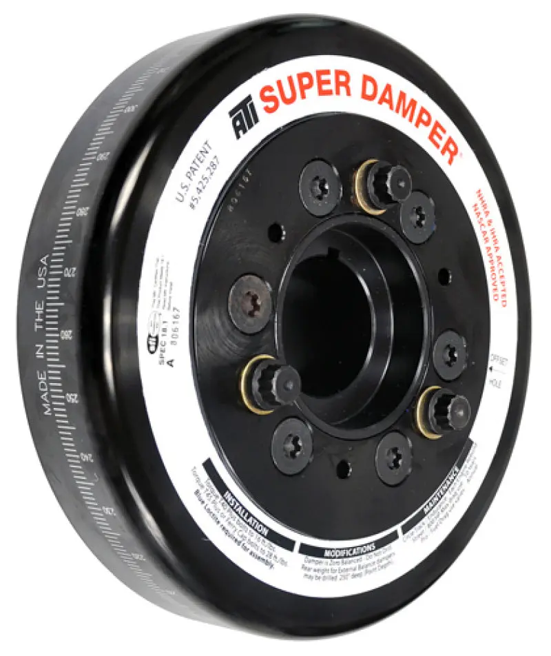 ATI Damper 7.48in Alum LW 6 Groove LSA 09 15 Cadillac CTS V (Excl SC Pulley)