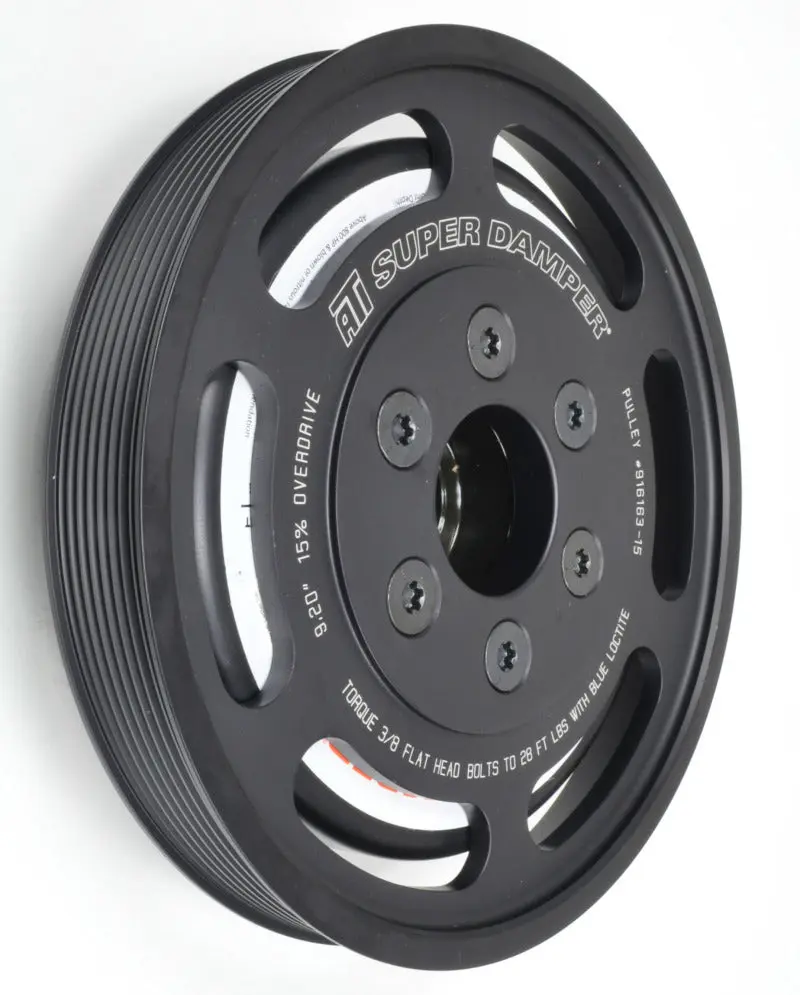 ATI Damper 7.48in Alum LW 6 Grv 2014+ Corvette LT1 LT4 Dry Sump 6 Bolt (Excl SC Pulley)