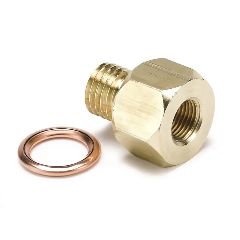 Autometer Metric Electric Temperature or Pressure Adapter 1 8in NPT to M12x1.5