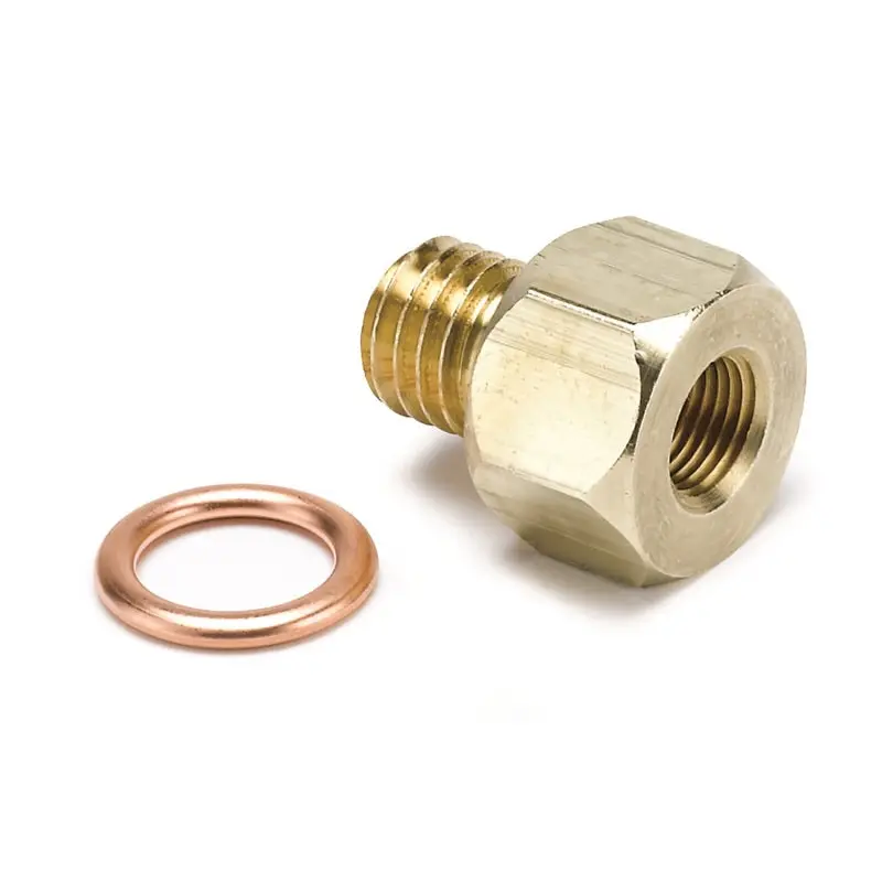 Autometer Metric Electric Temperature or Pressure Adapter 1 8in NPT to M12x1.75