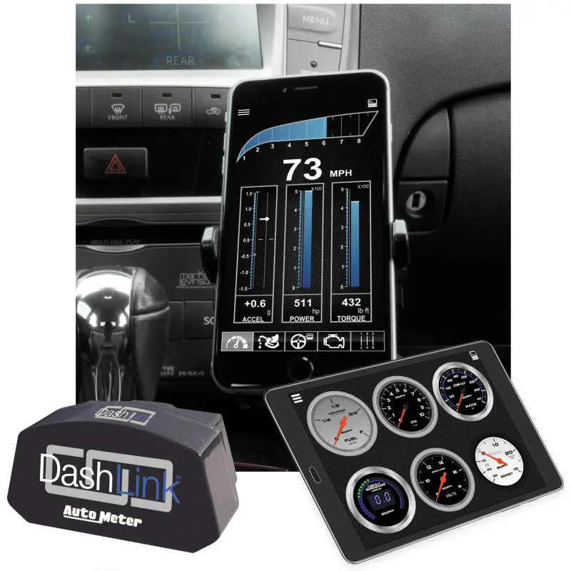 Autometer OBD II Wireless Data Module Bluetooth DashLink Apple IOS & Andriod Devices