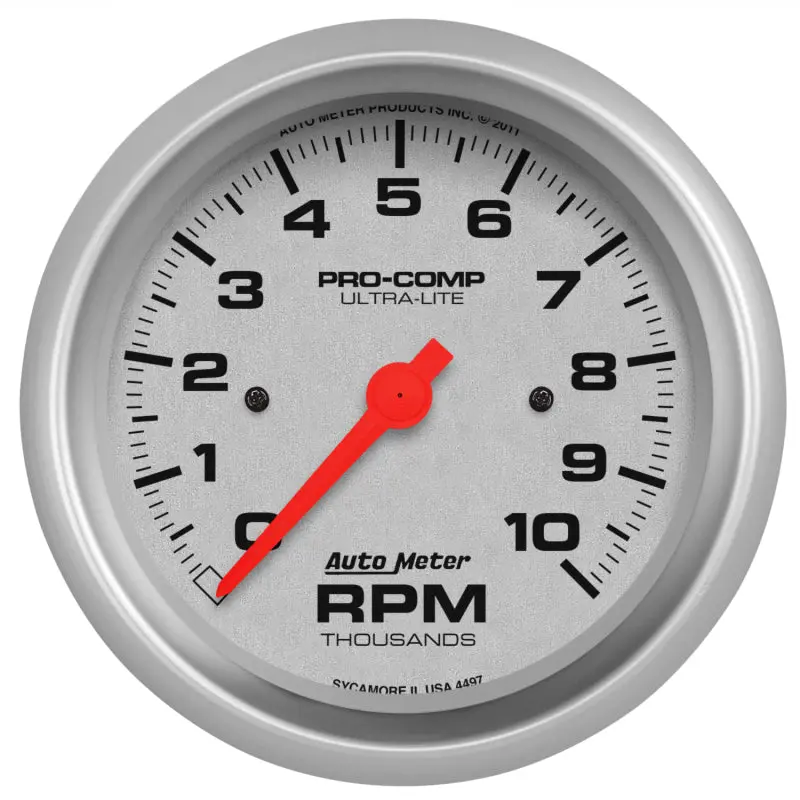 Autometer Ultra Lite 87.5mm 10K RPM Dash Tach