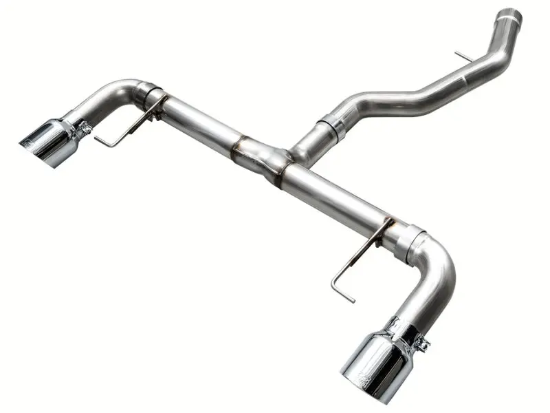 AWE 19 23 BMW 330i 21 23 BMW 430i Base G2X Track Edition Axle Back Exhaust Chrome Silver AWE Tuning