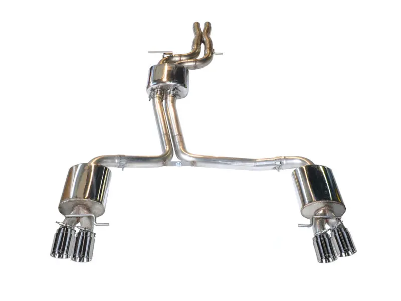 AWE Tuning Audi B8.5 S5 3.0T Touring Edition Exhaust System Polished Silver Tips (102mm)