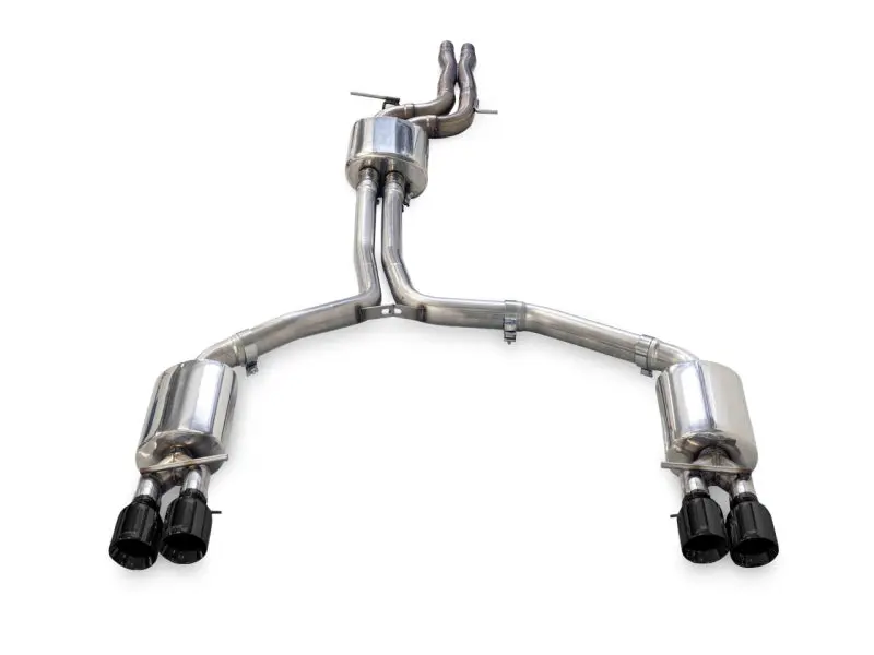 AWE Tuning Audi C7.5 A6 3.0T Touring Edition Exhaust Quad Outlet Diamond Black Tips