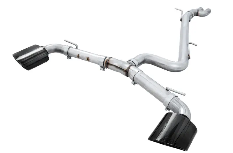 AWE Tuning 17 19 Audi RS3 8V Track Edition Exhaust Diamond Black Tips RS Style Tips