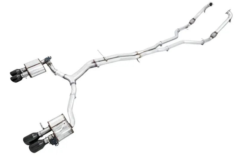 AWE Tuning Audi B9 S5 Sportback SwitchPath Exhaust Non Resonated (Black 102mm Tips)