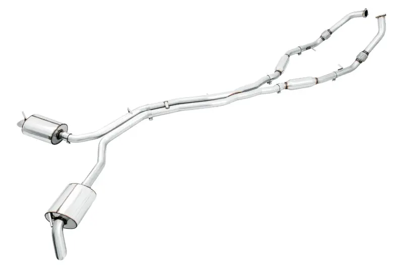 AWE Tuning Audi B9 SQ5 Non Resonated Touring Edition Cat Back Exhaust No Tips (Turn Downs)