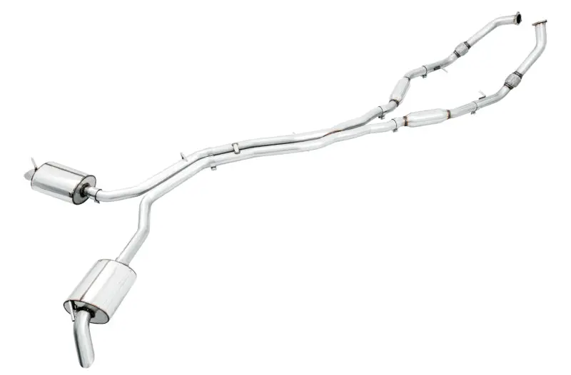 AWE Tuning Audi B9 SQ5 Resonated Touring Edition Cat Back Exhaust No Tips (Turn Downs)