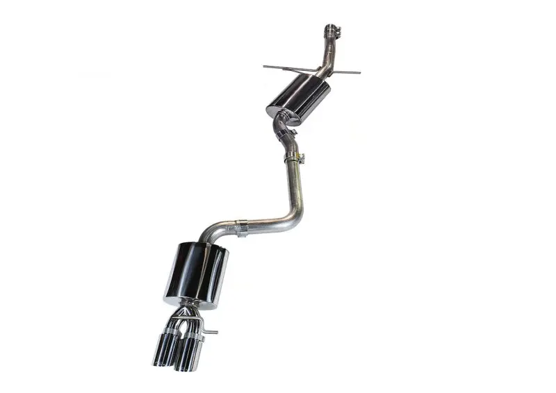 AWE Tuning Audi B8 A4 Touring Edition Exhaust Single Side Polished Silver Tips
