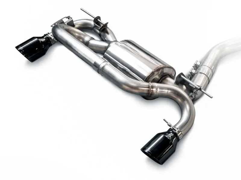 AWE Tuning BMW F22 M235i M240i Touring Edition Axle Back Exhaust Diamond Black Tips (102mm)