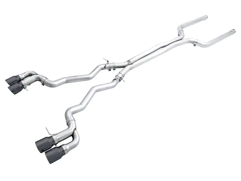 AWE Tuning 18 19 BMW M5 (F90) 4.4T AWD Cat back Exhaust Track Edition (Diamond Black Tips)