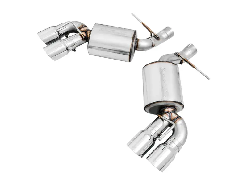 AWE Tuning 16 19 Chevrolet Camaro SS Axle back Exhaust Touring Edition (Quad Chrome Silver Tips)