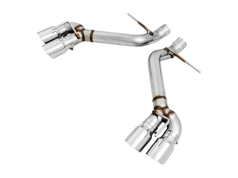 AWE Tuning 16 19 Chevrolet Camaro SS Axle back Exhaust Track Edition (Quad Chrome Silver Tips)