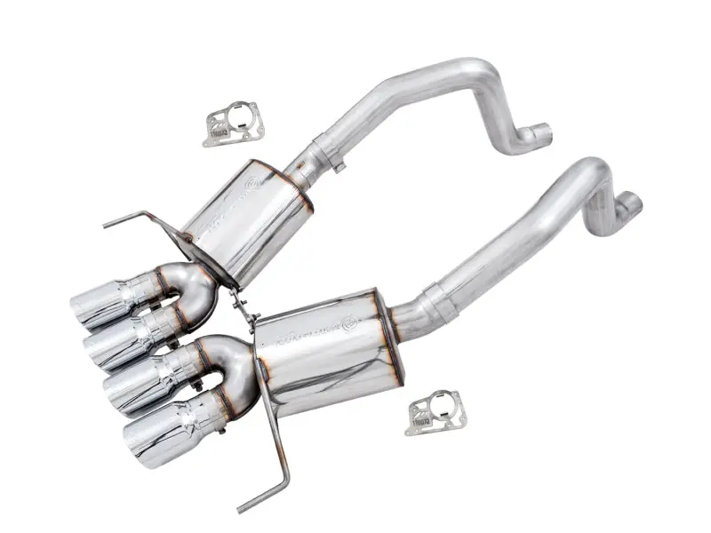 AWE Tuning 14 19 Chevy Corvette C7 Z06 ZR1 (w o AFM) Touring Edition Axle Back Exhaust w Chrome Tips