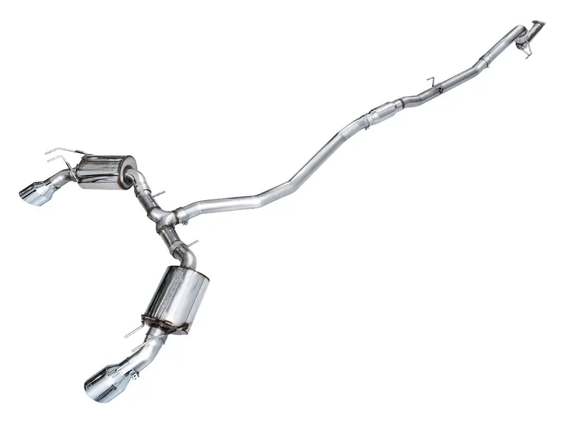 AWE Tuning 22+ Honda Civic Si Acura Integra Touring Edition Catback Exhaust Dual Chrome Silver Tip