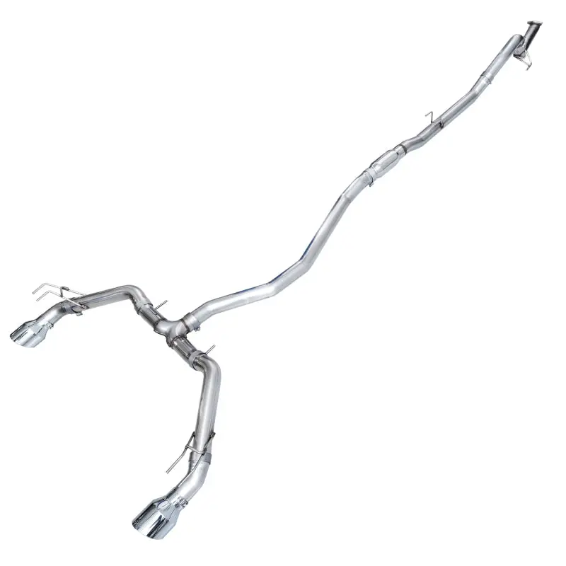 AWE Tuning 22+ Honda Civic Si Acura Integra Track Edition Catback Exhaust Dual Chrome Silver Tips