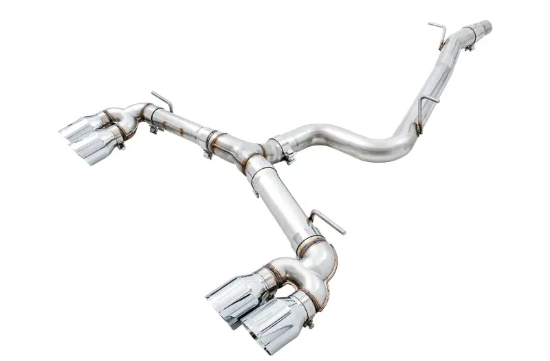 AWE Tuning Mk7 Golf R Track Edition Exhaust w Chrome Silver Tips 102mm
