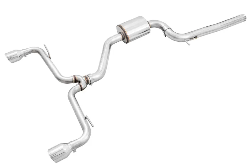 AWE Tuning Volkswagen GTI MK7.5 2.0T Track Edition Exhaust w Chrome Silver Tips 102mm