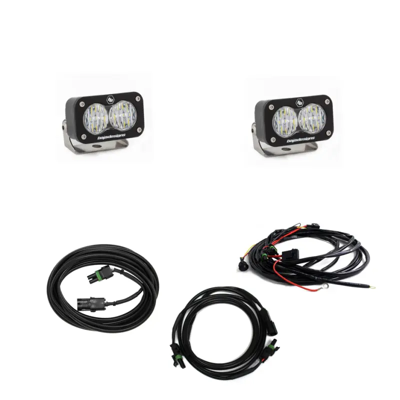 Baja Designs 2018+ Jeep JL LED Light Kit Reverse Kit Dual S2 Sport w C Wrangler JL