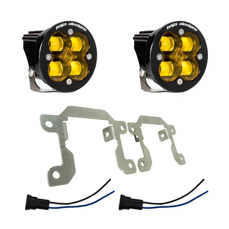 Baja Designs 2019+ Ram 2500 3500 Big Horn Fog Pocket Kit Amber