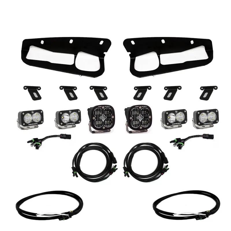 Baja Designs 2021+ Ford Bronco Clear SAE Fog Pocket Kit w Upfitter