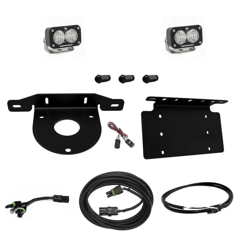 Baja Designs 2021+ Ford Bronco Dual S2 Sport W C Reverse Kit w Lic Plate w Upfitter