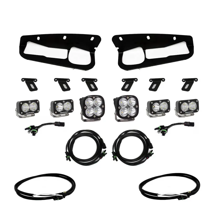 Baja Designs 2021+ Ford Bronco Fog Pocket Kit 21 Up Sportsmen w Upfitter
