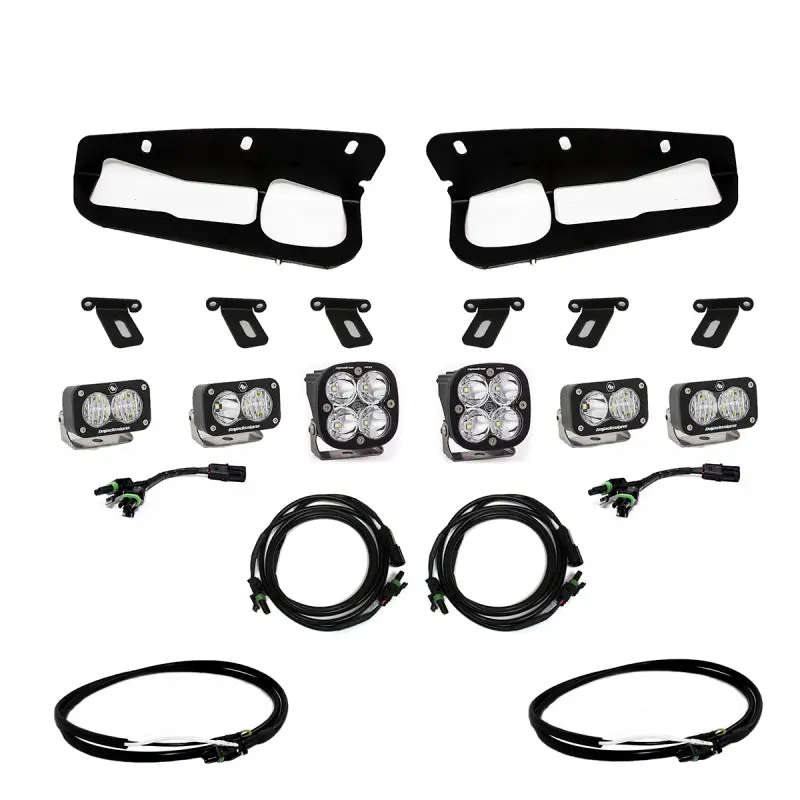 Baja Designs 2021+ Ford Bronco Fog Pocket Kit 21 Up Pro w Upfitter