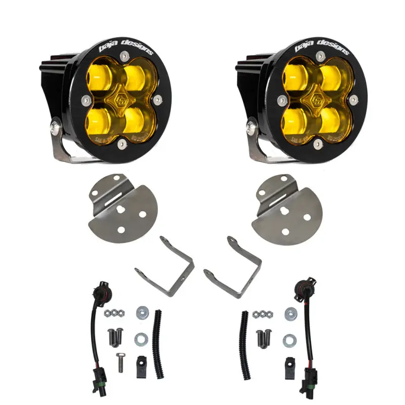 Baja Designs 15 19 Canyon Colorado Fog Light & Fog Pocket Kit Amber